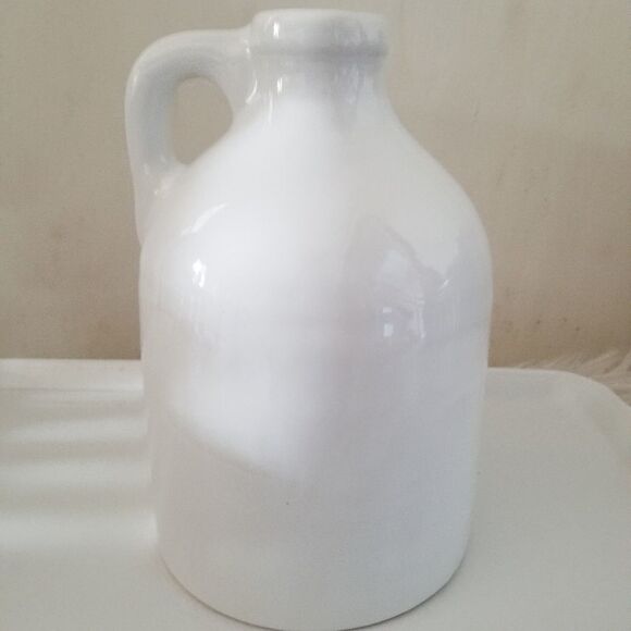 Fruit jug with peaches and strawberries - Picture 2 of 8